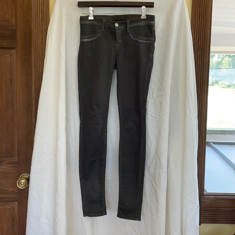 I brand skinny Jennings with a leather look